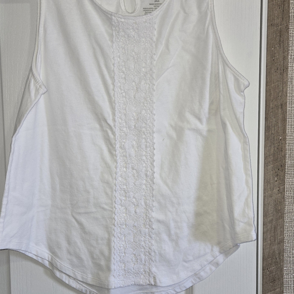 White Sleeveless Top